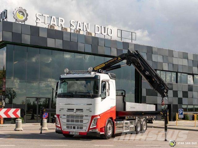 Volvo FH 540 6x2 Palfinger PK 27002 SH Crane Kran Platós / Ponyvás teherautók