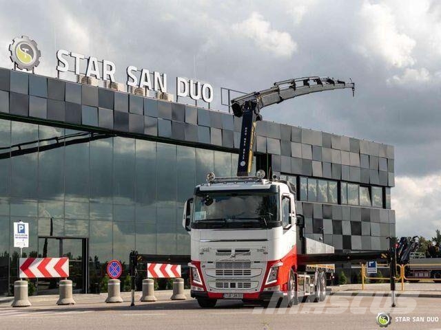 Volvo FH 540 6x2 Palfinger PK 27002 SH Crane Kran Platós / Ponyvás teherautók