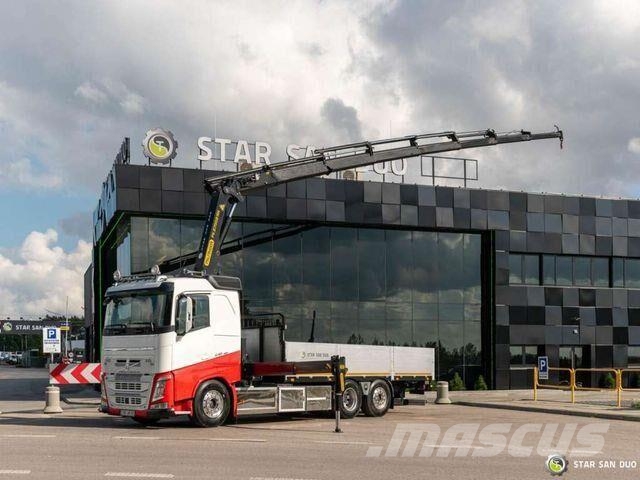 Volvo FH 540 6x2 Palfinger PK 27002 SH Crane Kran Platós / Ponyvás teherautók