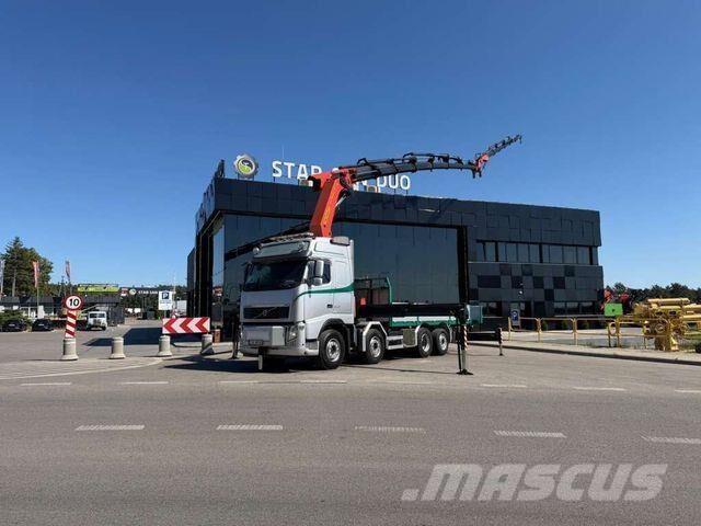 Volvo FH 540 8x2 PALFINGER PK 78002 SH Fly Jib Crane Camiones de cama baja