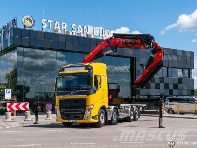Volvo FH 540 8x2 PALFINGER PK 65002 SH Fly Jib Crane Camiones portacoches
