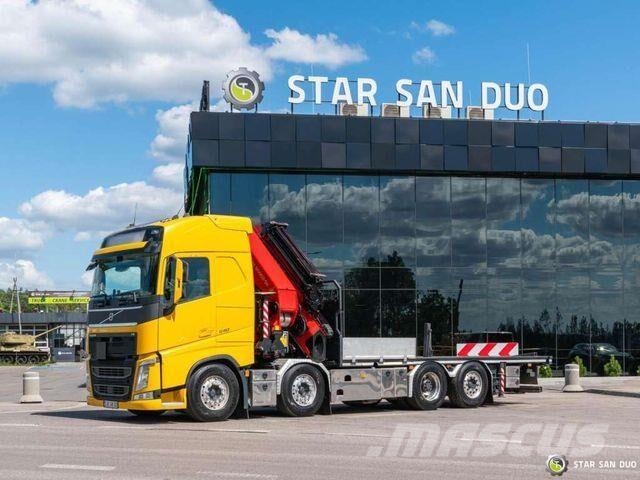 Volvo FH 540 8x2 PALFINGER PK 65002 SH Fly Jib Crane Camiones portacoches