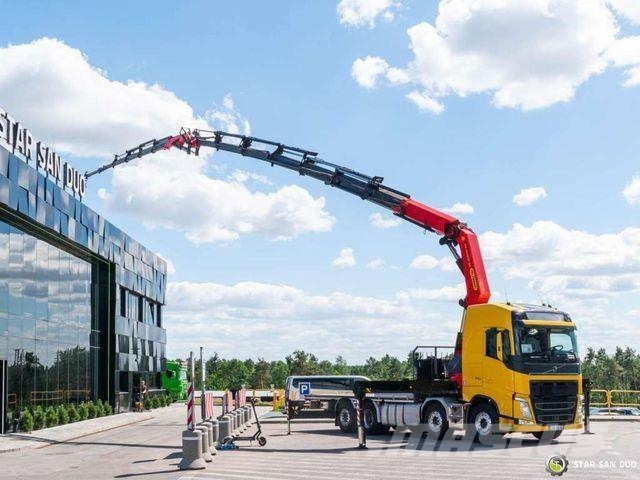 Volvo FH 540 8x2 PALFINGER PK 65002 SH Fly Jib Crane Camiones portacoches