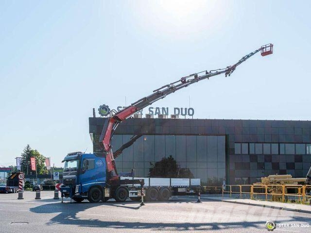 Volvo FH500 8x4 FASSI F1150 .2.28 Fly Jib Crane Baske Kamioni sa otvorenim sandukom