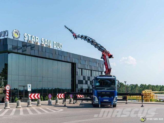 Volvo FH500 8x4 FASSI F1150 .2.28 Fly Jib Crane Baske Kamioni sa otvorenim sandukom