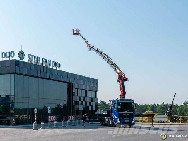 Volvo FH500 8x4 FASSI F1150 .2.28 Fly Jib Crane Baske Kamioni sa otvorenim sandukom