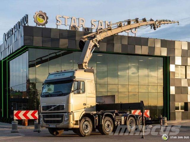 Volvo FH540 8x4 HIAB 477 E-6XS Crane Fly Jib Winch Chassis