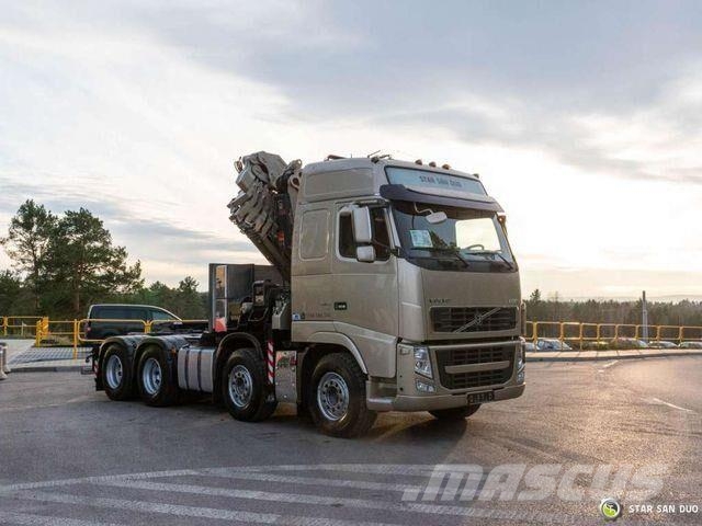 Volvo FH540 8x4 HIAB 477 E-6XS Crane Fly Jib Winch Chassis