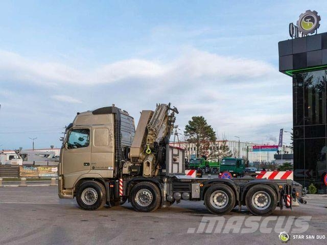 Volvo FH540 8x4 HIAB 477 E-6XS Crane Fly Jib Winch Chassis