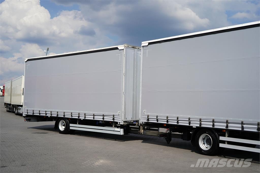 Volvo FL / 280 / ACC / E 6 / ZESTAW PRZEJAZDOWY 120 M3 / شاحنات بغطاء جانبي