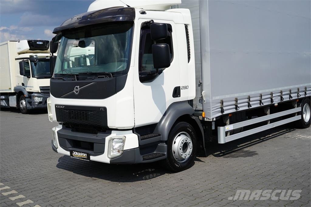 Volvo FL / 280 / ACC / E 6 / ZESTAW PRZEJAZDOWY 120 M3 / شاحنات بغطاء جانبي