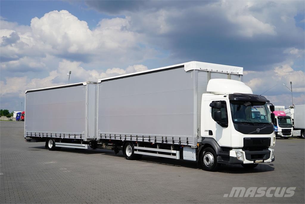 Volvo FL / 280 / ACC / E 6 / ZESTAW PRZEJAZDOWY 120 M3 / شاحنات بغطاء جانبي