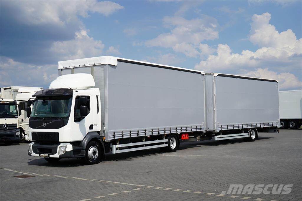 Volvo FL / 280 / ACC / E 6 / ZESTAW PRZEJAZDOWY 120 M3 / شاحنات بغطاء جانبي