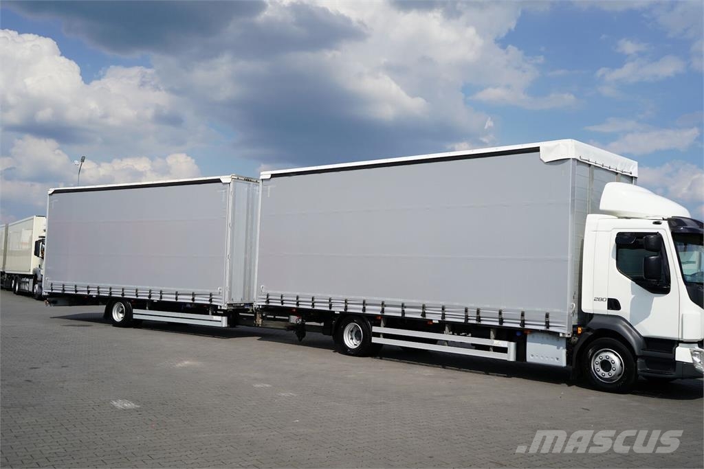 Volvo FL / 280 / ACC / E 6 / ZESTAW PRZEJAZDOWY 120 M3 / شاحنات بغطاء جانبي