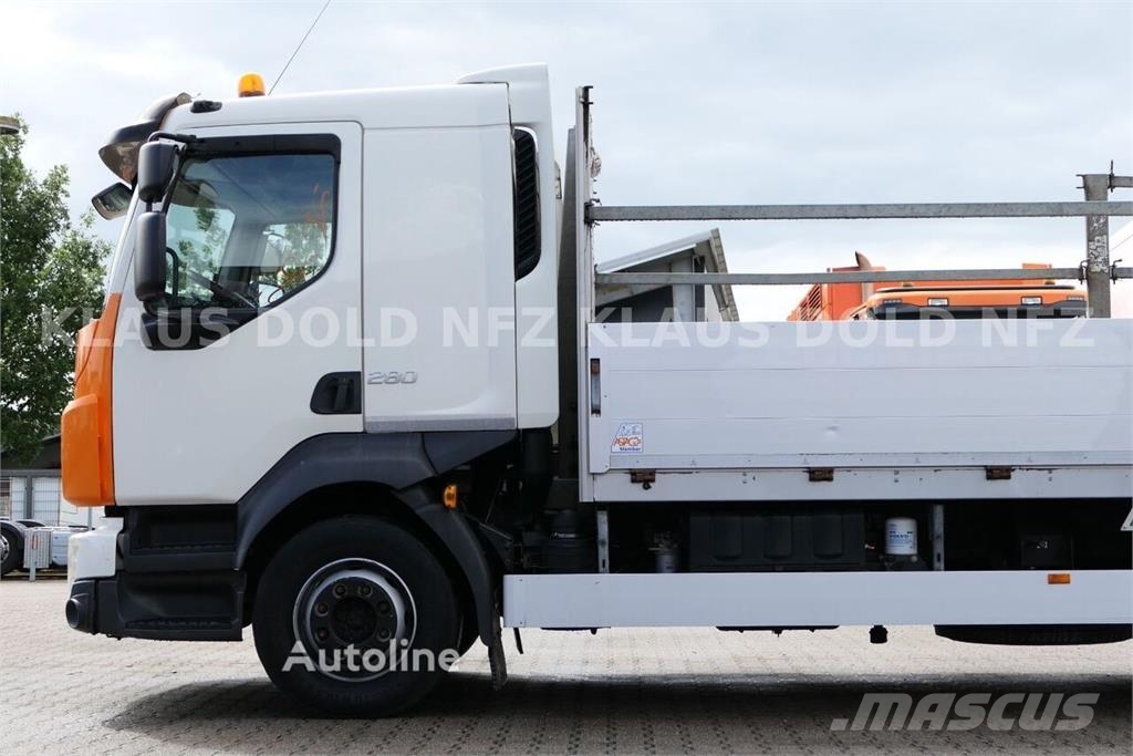 Volvo FL 280 Flatbed Truck / HIAB Crane / Side Boards /  شاحنات مسطحة/مفصلية الجوانب