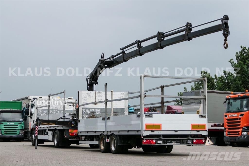 Volvo FL 280 Flatbed Truck / HIAB Crane / Complete Truck شاحنات مسطحة/مفصلية الجوانب