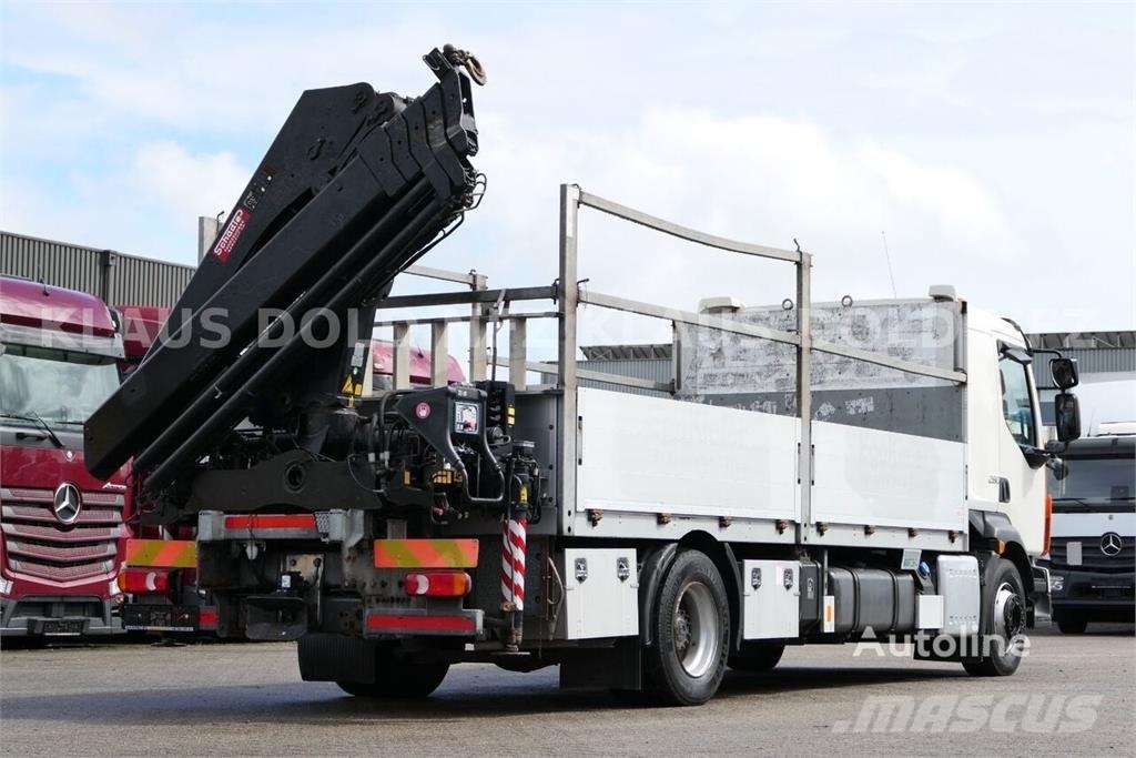 Volvo FL 280 Flatbed Truck / HIAB Crane / Side Boards /  شاحنات مسطحة/مفصلية الجوانب