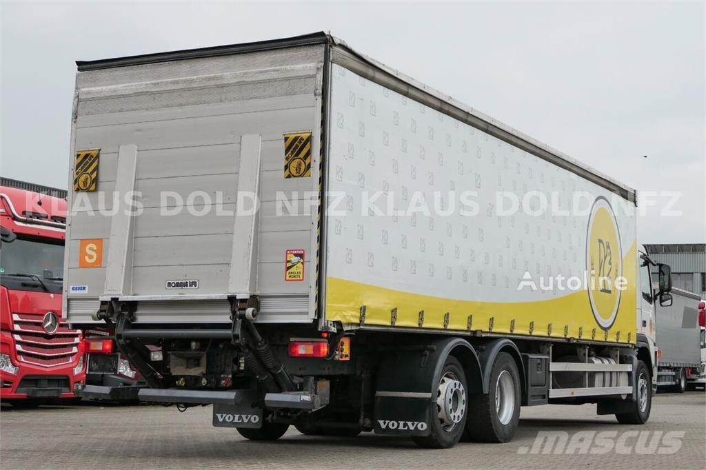 Volvo FM 12.380 6×2 Curtainsider Truck with Lift / Steer Camión con caja abierta