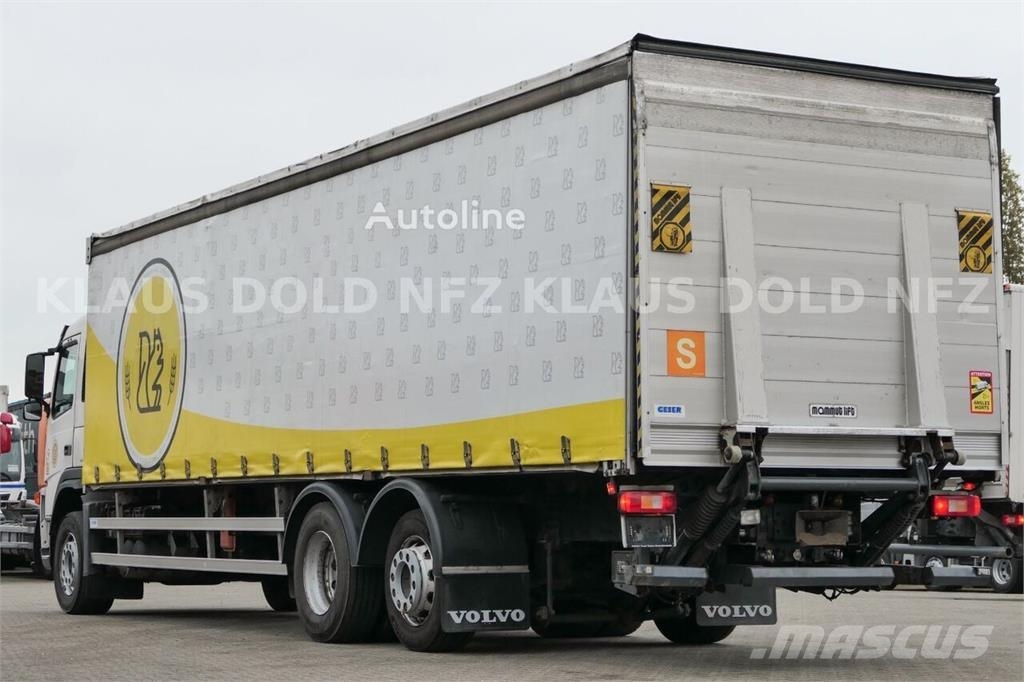 Volvo FM 12.380 6×2 Curtainsider Truck with Lift / Steer Camión con caja abierta