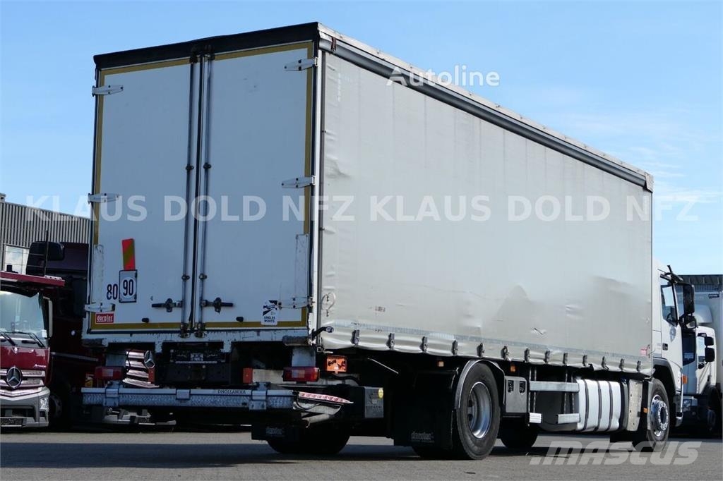 Volvo FM 300 Curtainsider Truck / Edscha Roof / Tail Lif Camión con caja abierta