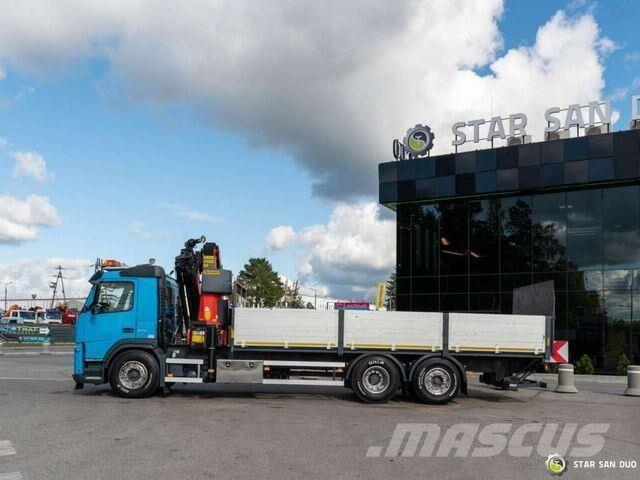 Volvo FM 370 6x2 Palfinger PK 27002 SH Crane Rotator 平板栏板货车
