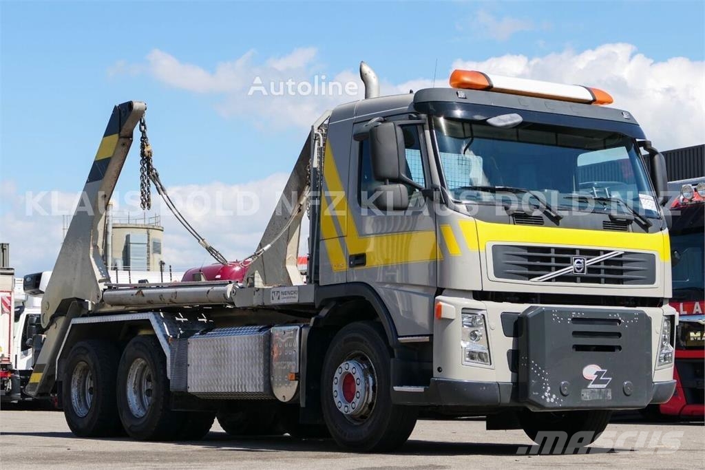 Volvo FM 400 6x4 Skip Loader Truck / Nencki Hooklift / R Camiones portacubetas