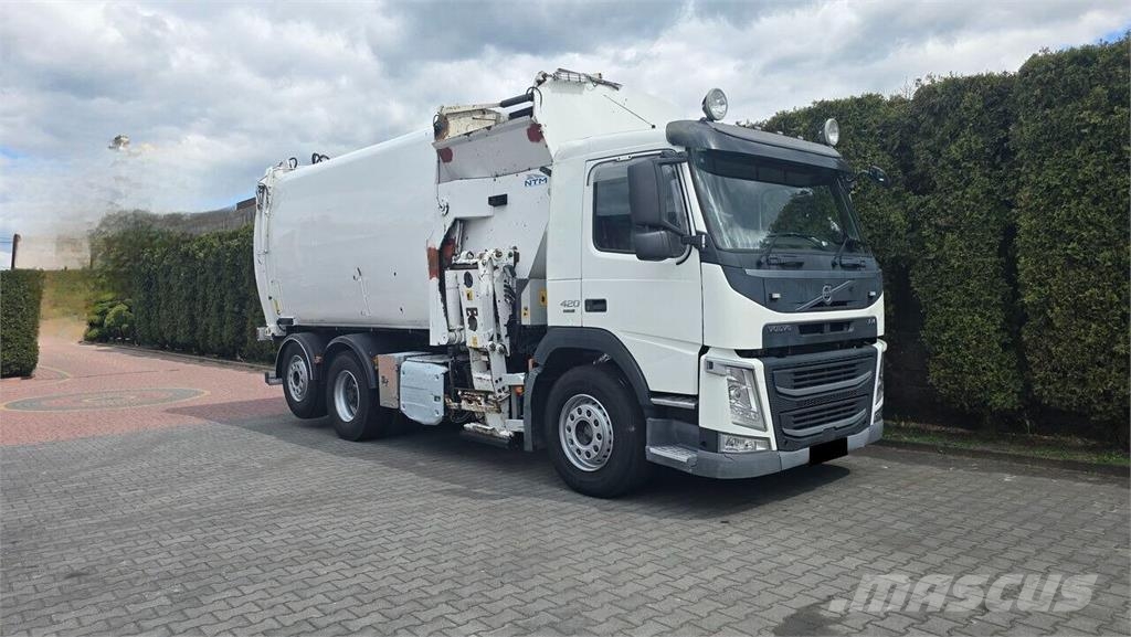 Volvo FM 420 6x2 E6 NTM trash truck Sopbilar