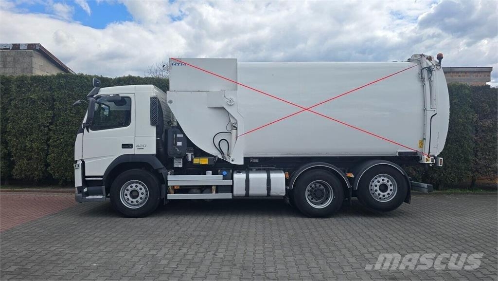 Volvo FM 420 6x2 E6 NTM trash truck Sopbilar