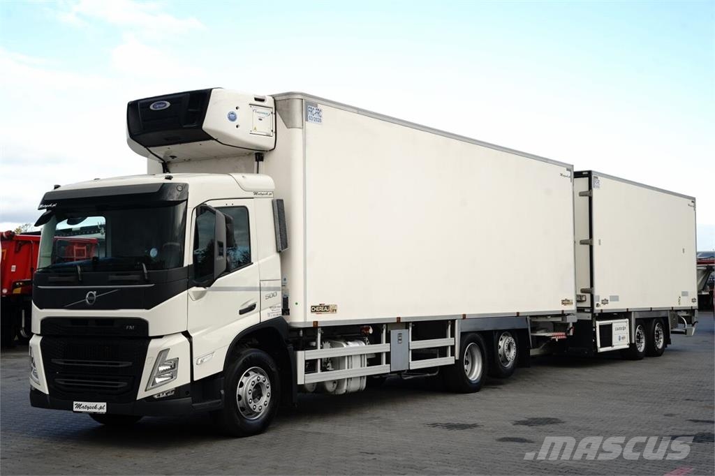 Volvo FM 500 / 6x2 / ZESTAW CHŁODNIA PRZEJAZDOWA CHERAU Kühlkoffer