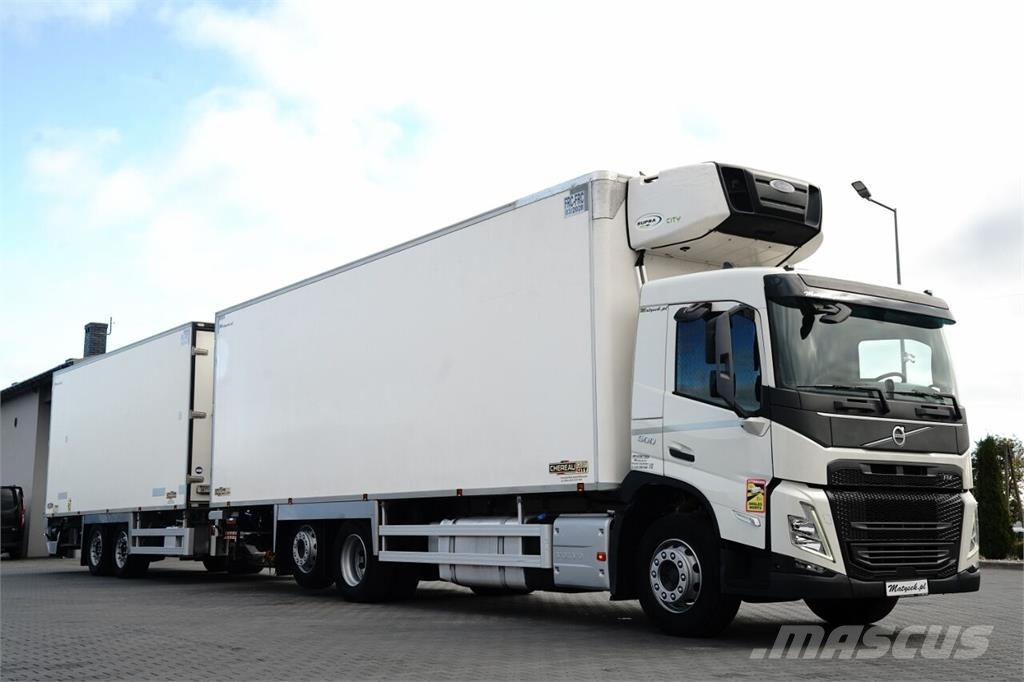 Volvo FM 500 / 6x2 / ZESTAW CHŁODNIA PRZEJAZDOWA CHERAU Kühlkoffer