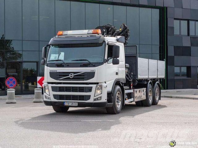 Volvo FM430 6x2 HIAB 166 E-5 HIPRO Crane Kipper Самоскиди