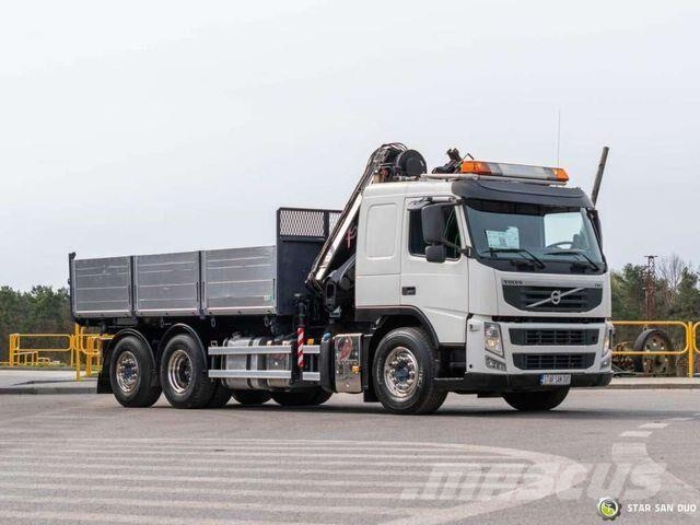 Volvo FM430 6x2 HIAB 166 E-5 HIPRO Crane Kipper Самоскиди