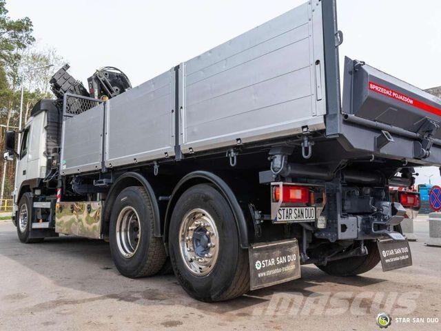 Volvo FM430 6x2 HIAB 166 E-5 HIPRO Crane Kipper Самоскиди