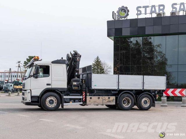 Volvo FM430 6x2 HIAB 166 E-5 HIPRO Crane Kipper Самоскиди