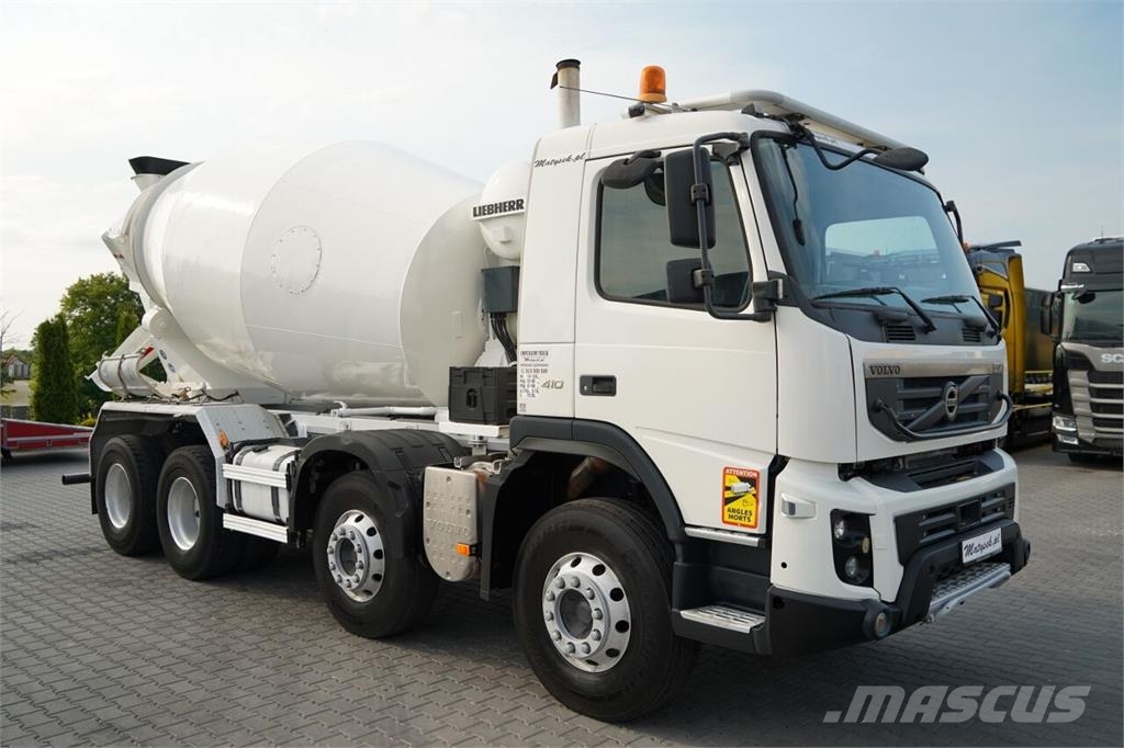 Volvo FMX 410 / 8x4 / GRUSZKA / BETONOMIESZARKA / LIEBHE Camiones de concreto