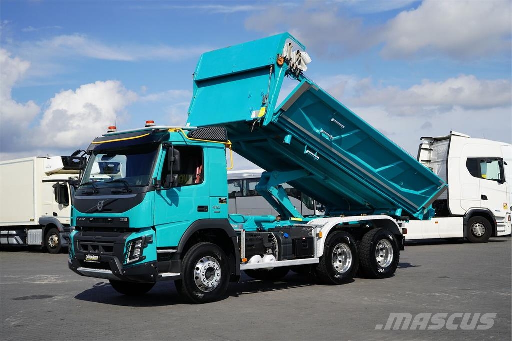 Volvo FMX / 410 / E 6 / WYWROTKA / 6 X 4 / HYDROBURTA / Sora- ja kippiautot