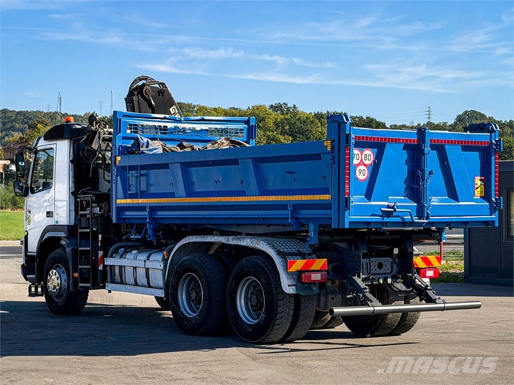 Volvo FMX 410 * WYWROTKA 5,00 m + HIAB 122 HIDUO + PILOT Billenő teherautók