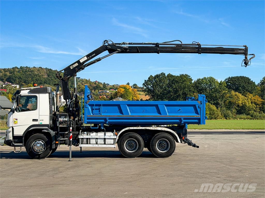 Volvo FMX 410 * WYWROTKA 5,00 m + HIAB 122 HIDUO + PILOT Billenő teherautók