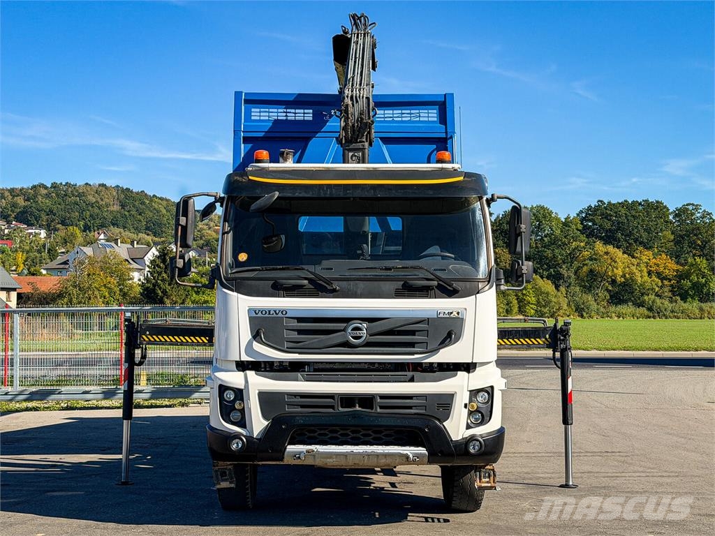 Volvo FMX 410 * WYWROTKA 5,00 m + HIAB 122 HIDUO + PILOT Billenő teherautók