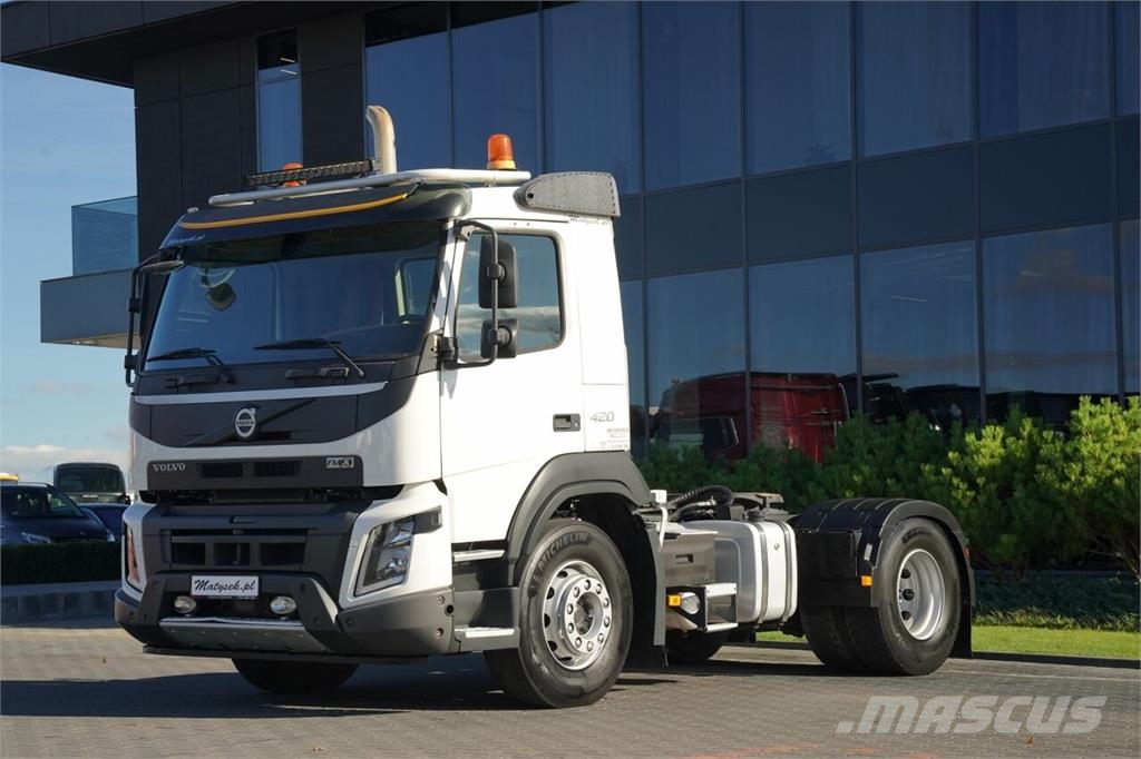 Volvo FMX 420 / HYDRAULIKA / NISKA KABINA / I-SHIFT / EU Nyergesvontatók