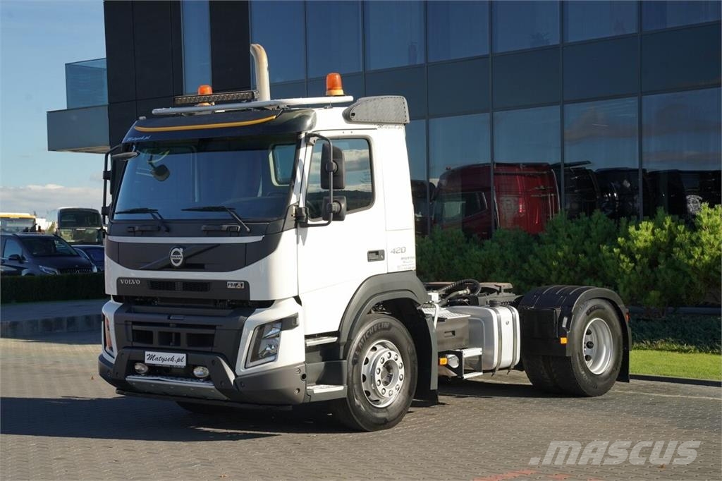 Volvo FMX 420 / HYDRAULIKA / NISKA KABINA / I-SHIFT / EU Nyergesvontatók