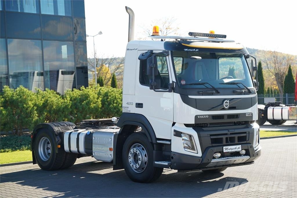 Volvo FMX 420 / HYDRAULIKA / NISKA KABINA / I-SHIFT / EU Nyergesvontatók