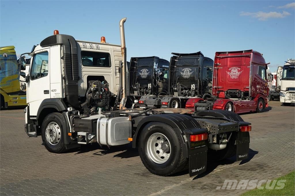 Volvo FMX 420 / HYDRAULIKA / NISKA KABINA / I-SHIFT / EU Nyergesvontatók