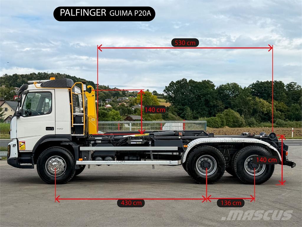 Volvo FMX 450 Hook lift trucks
