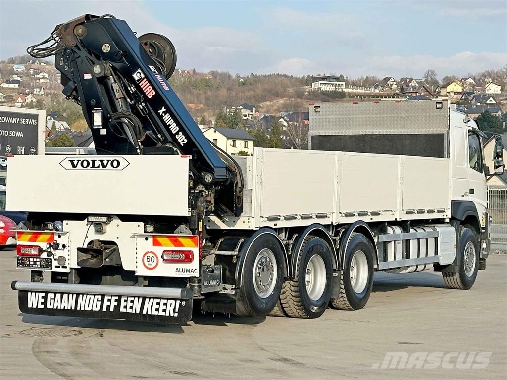 Volvo FMX 460 HIAB X - HIPRO 302 EP - 5 + FUNK/ 8x4 Camiones de cama baja