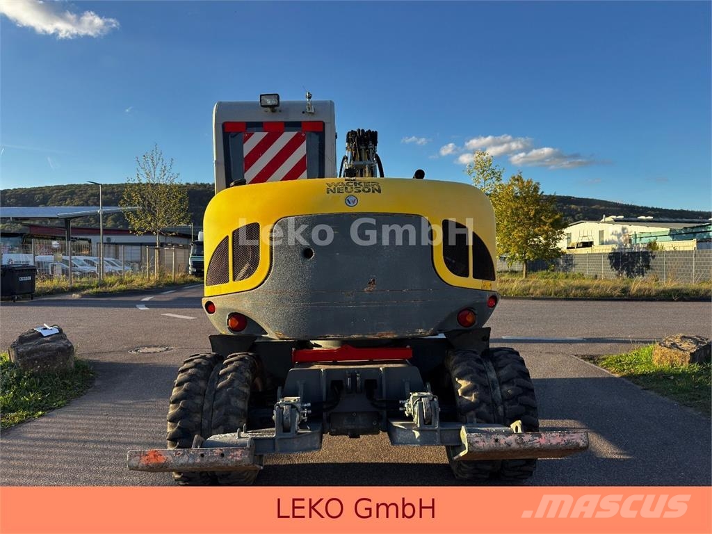 Wacker Neuson EW100 Mit Drei Löfffeln Mobilbagger
