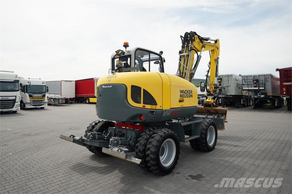 Wacker Neuson NEUSON EW 100 / KOPARKA KOŁOWA / ROTOTIL / KLIMATY Escavadeiras de rodas