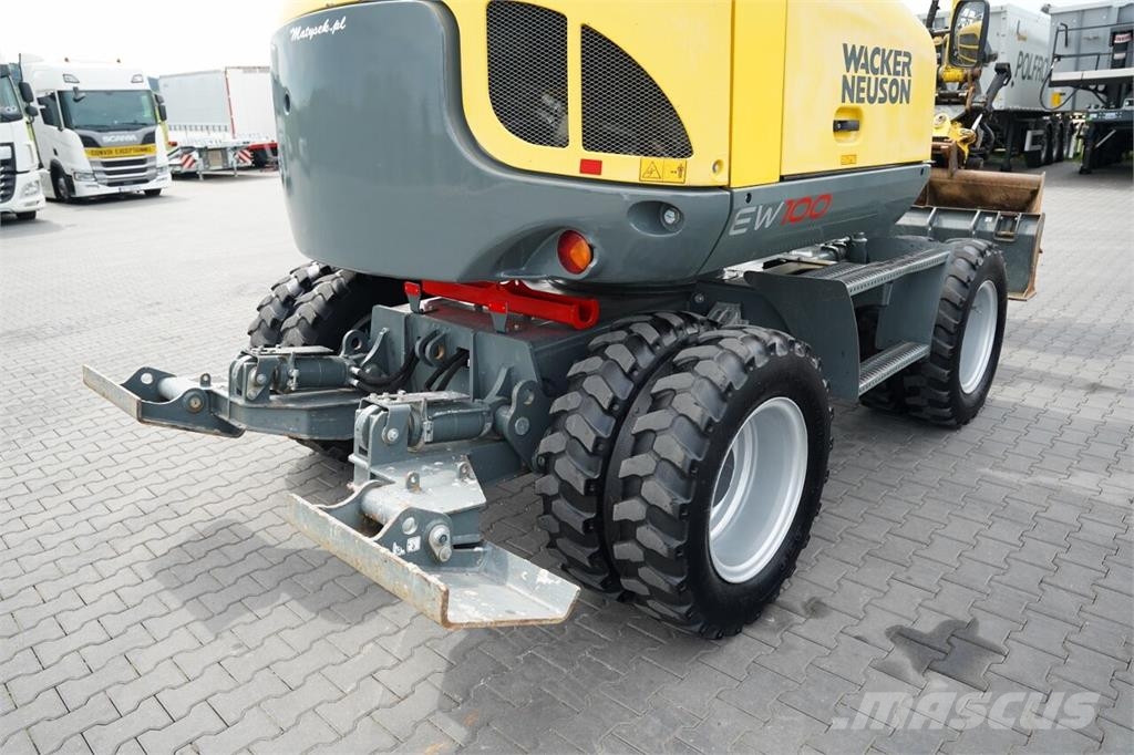 Wacker Neuson NEUSON EW 100 / KOPARKA KOŁOWA / ROTOTIL / KLIMATY Escavadeiras de rodas