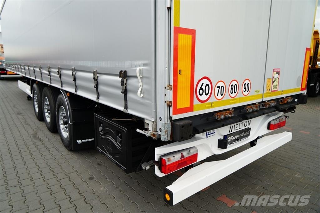 Wielton / FIRANKA / STANDARD / OŚ PODNOSZONA / Curtain sider semi-trailers