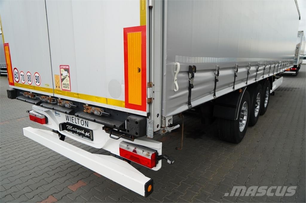 Wielton / FIRANKA / STANDARD / OŚ PODNOSZONA / Curtain sider semi-trailers